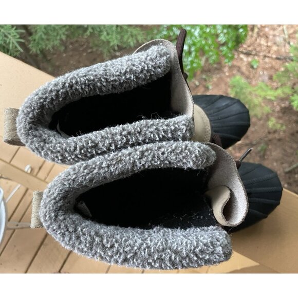 Sorel Black and Tan Winter Boots - Picture 2 of 8